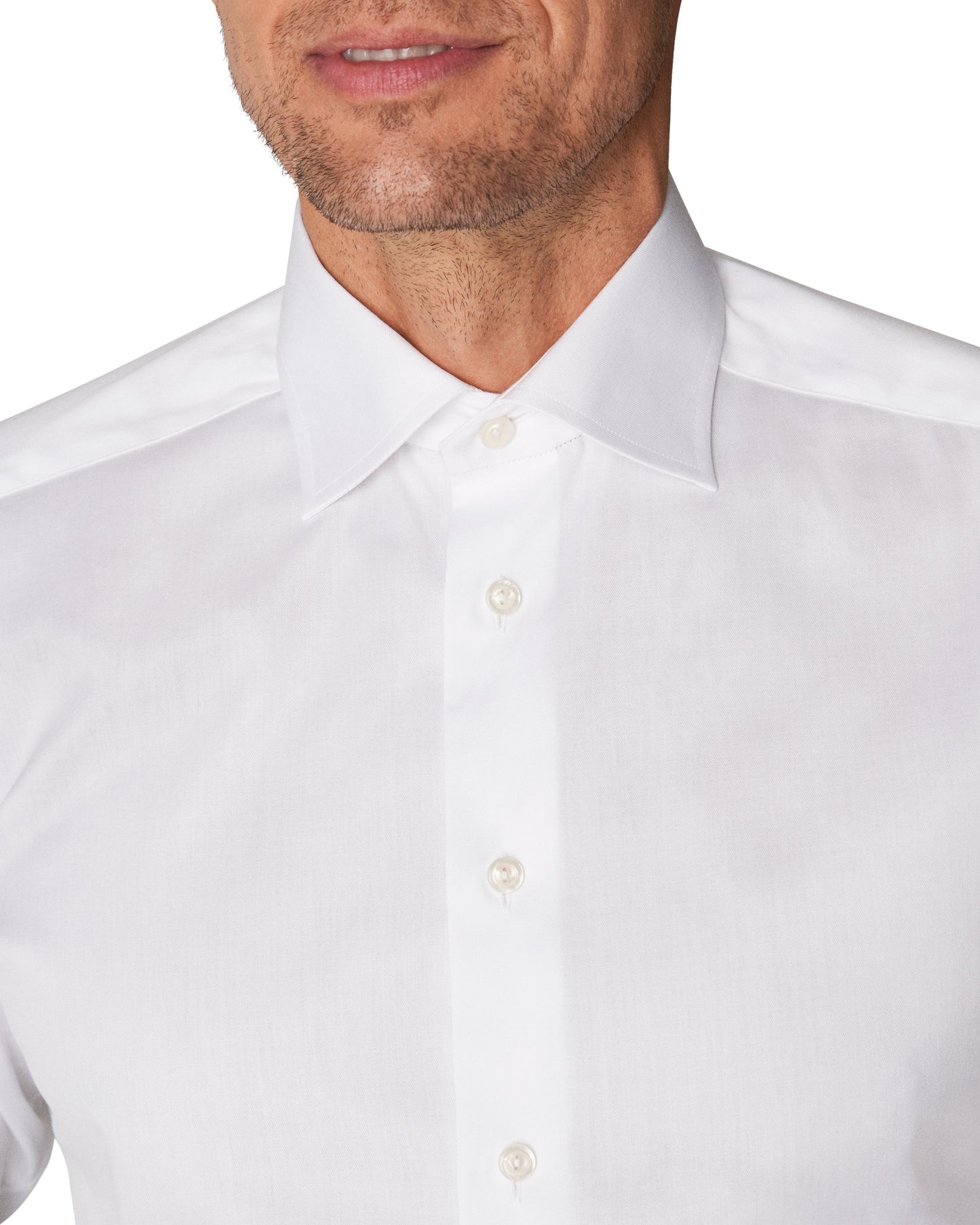 Eton L/S Business Shirt - Signature Twill in Contemporary Fit with French Cuffs