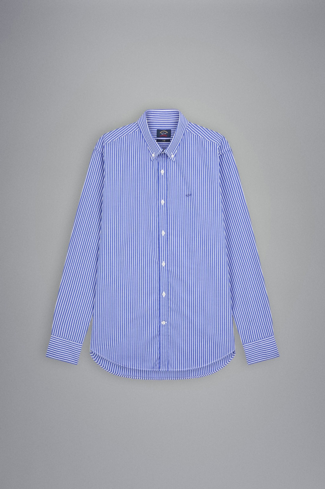 Paul & Shark Cotton Poplin Striped Button-down Shirt