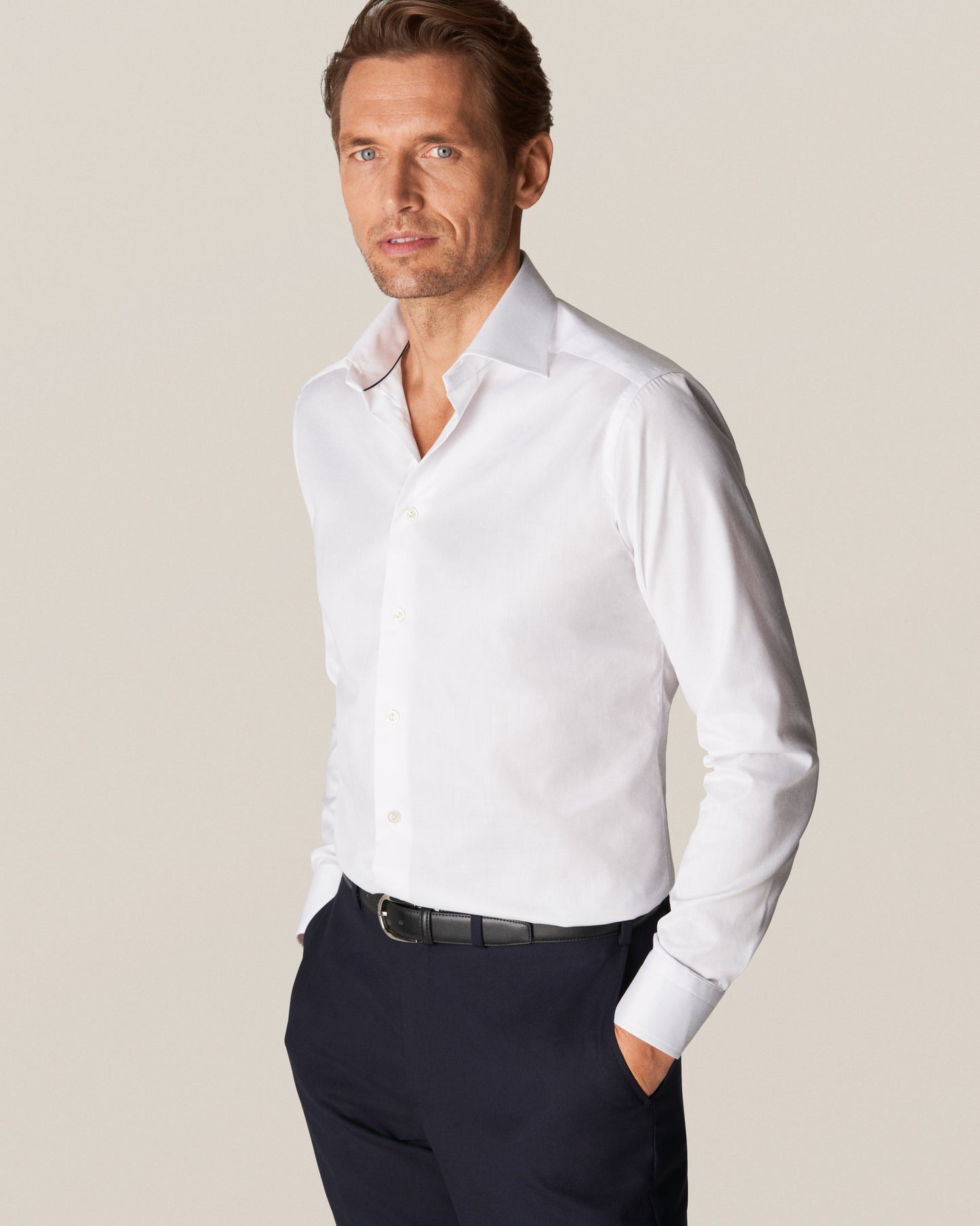 Eton L/S Business Shirt - Signature Twill in Slim Fit