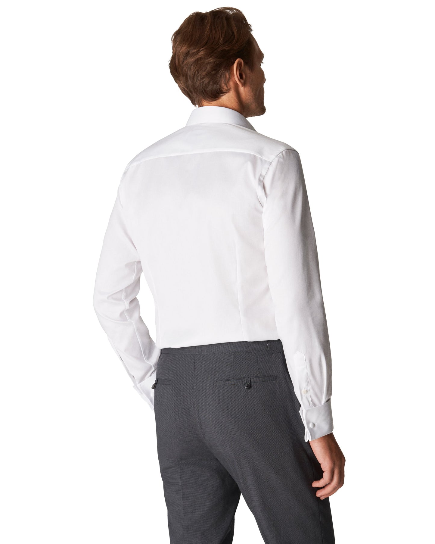 Eton L/S Business Shirt - Signature Twill in Contemporary Fit with French Cuffs