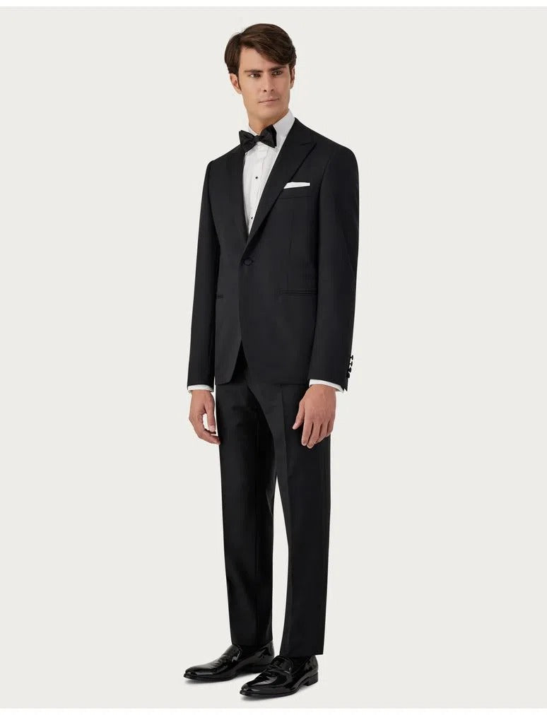 Canali Dinner Suit - Black with Peak Lapels