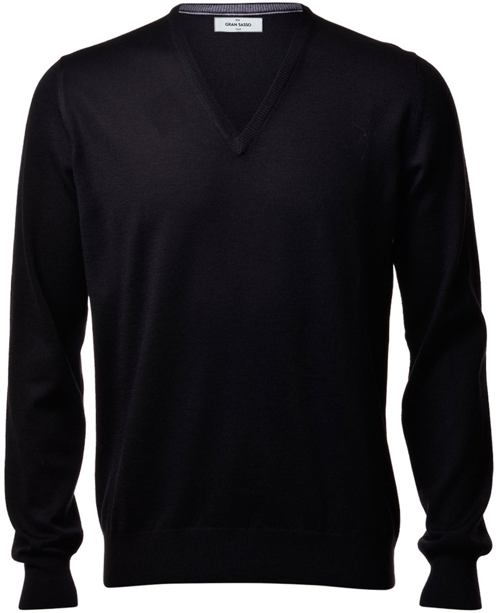 Gran Sasso Knit -  V-Neck Merino