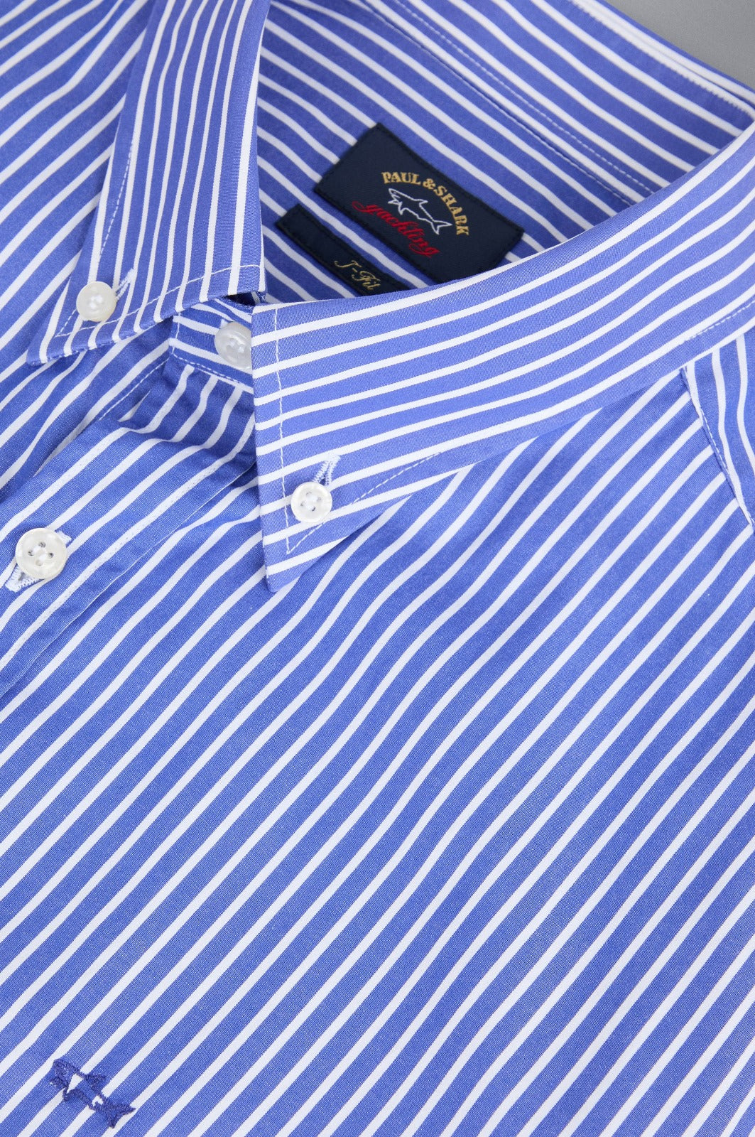 Paul & Shark Cotton Poplin Striped Button-down Shirt