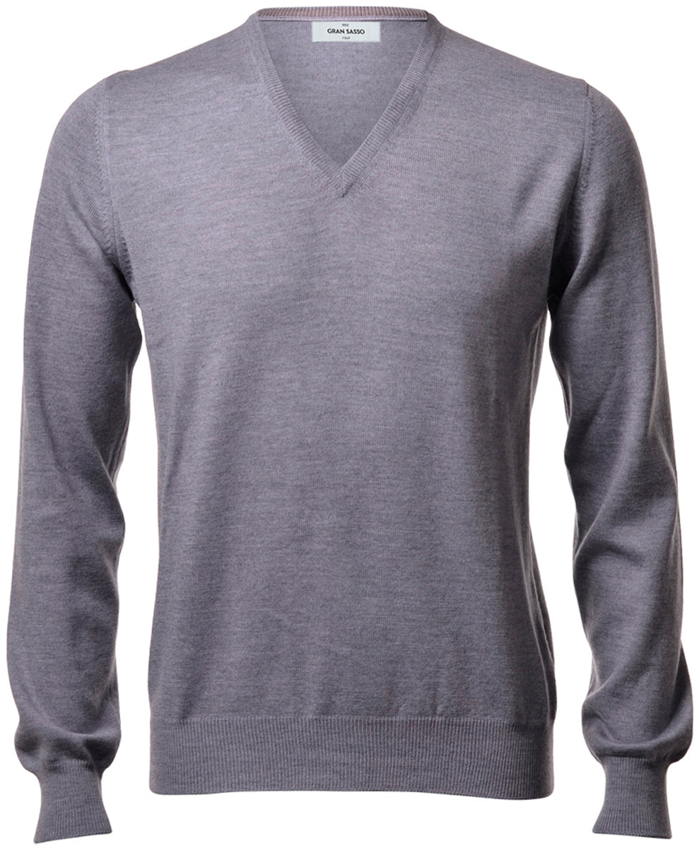 Gran Sasso Knit -  V-Neck Merino