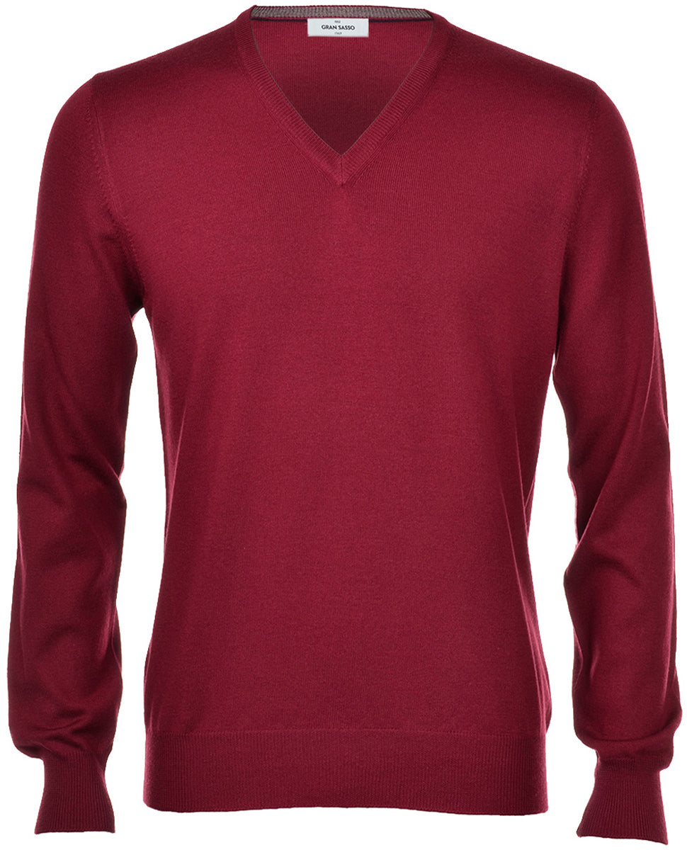 Gran Sasso Knit -  V-Neck Merino